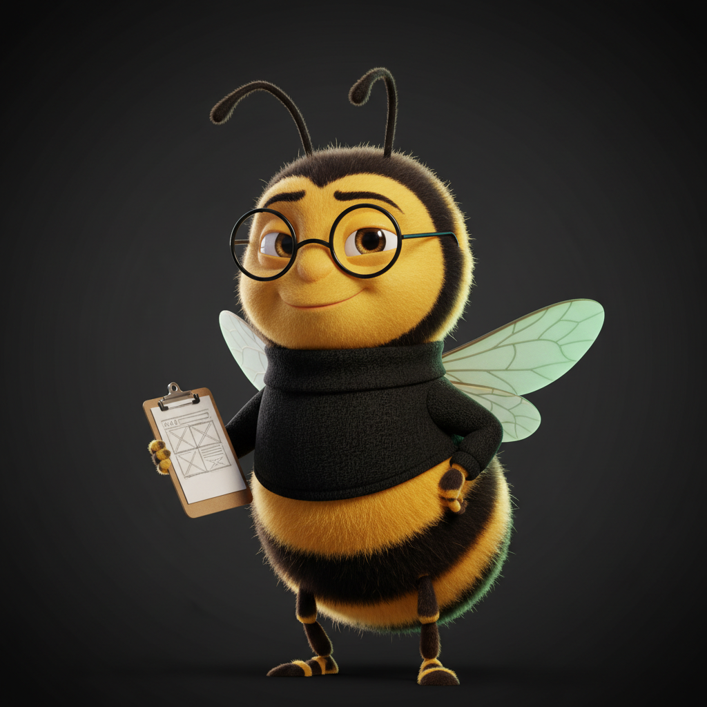 A swarm of bees over a flower field, photographed in golden light — the visual metaphor for Chip's multi-agent build pipeline.